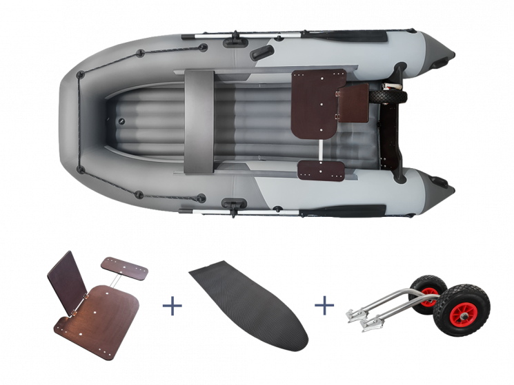  Комплект надувная лодка НДНД Grouper 335  Премиум (нестандартная) заказ №17